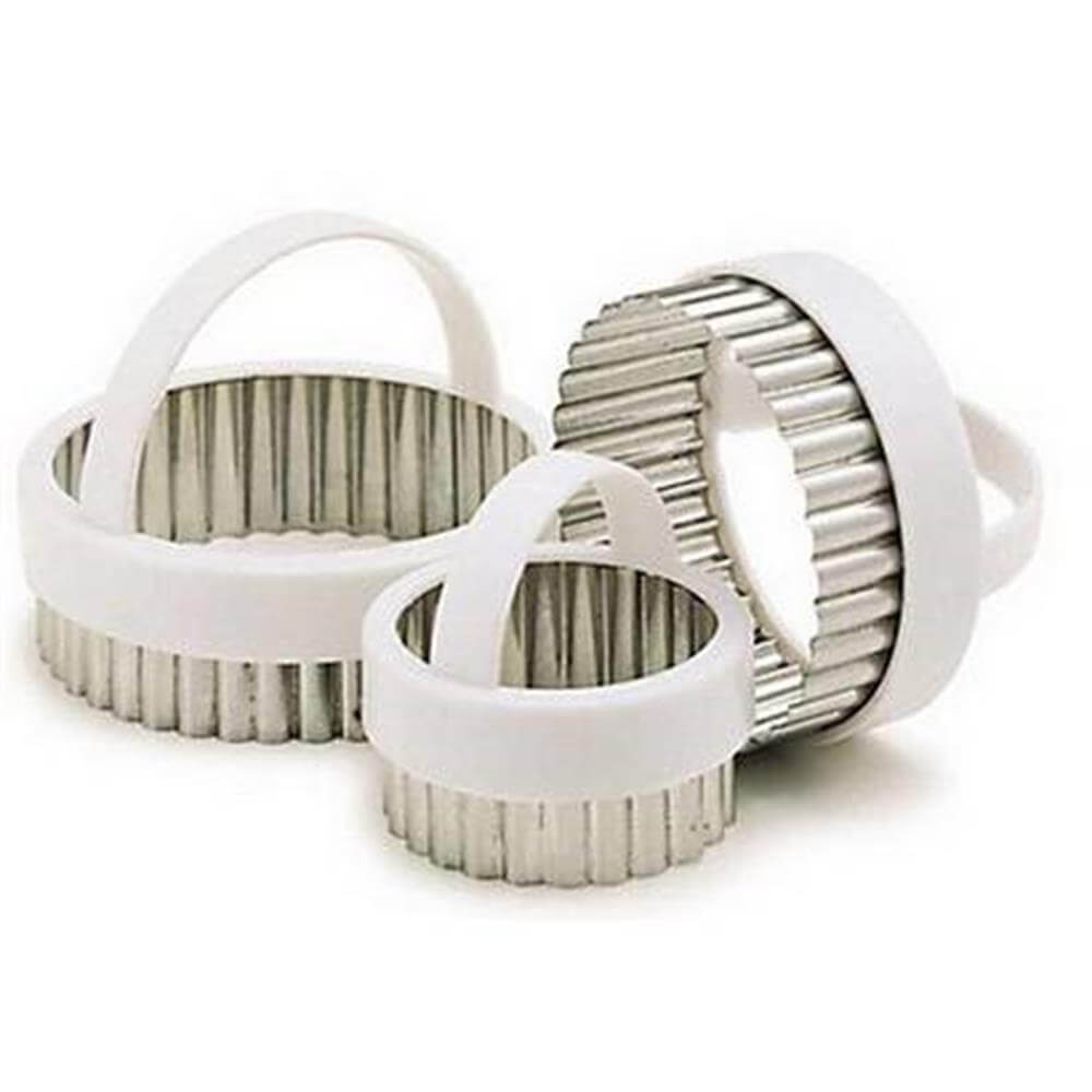 Kitchen Craft Set of 3 Fluted Pastry Cutters